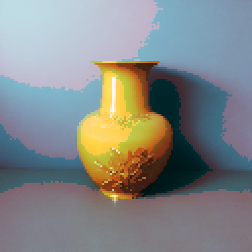 Aloe Vera In a Beautiful Golden Vase