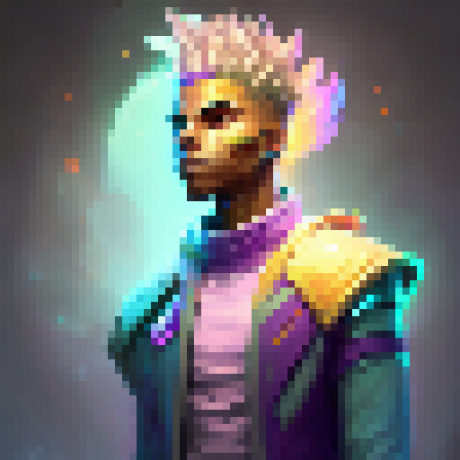 Ekko from league of legends, vivid colors, full body, portrait