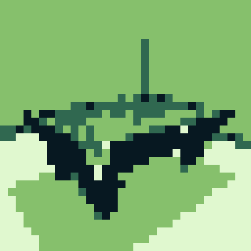 old pool table in a game boy style