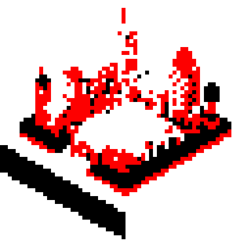 dithered city isometric
