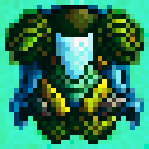 vine wrapped druid armor emblazoned with trees