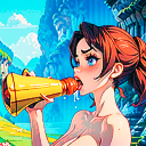 sexy naked woman giving blowjob