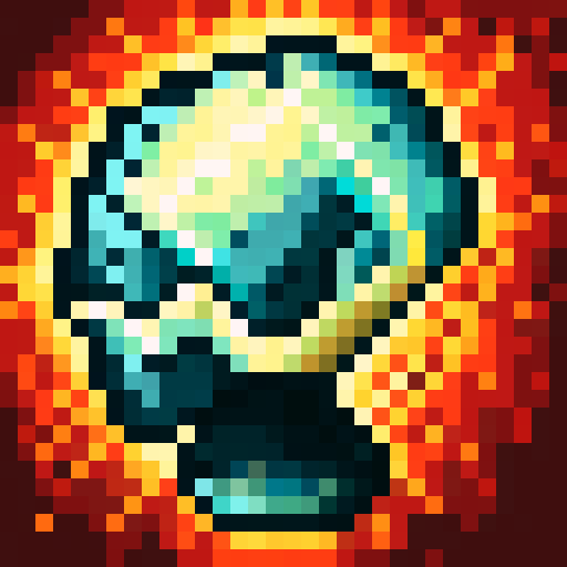 An earth mage portrait icon, in the style of final fantasy 4