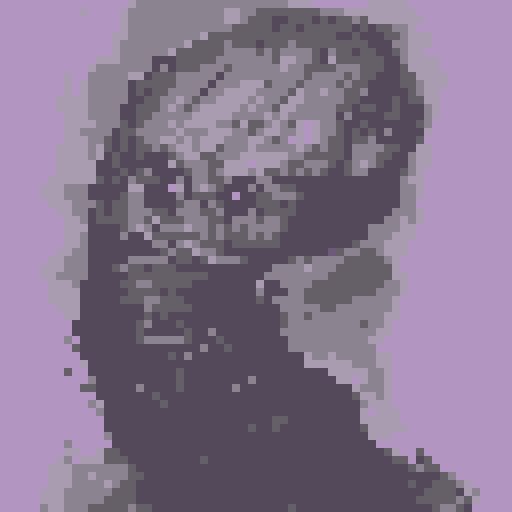 A great mass of screaming, agonized human faces, each protruding from a cylindrical mass of pale, purple-gray flesh some six feet in height or length, and three to four feet in diameter. The loathsome worm-like body is reminiscent of a mass of sickly, purple-veined muscle. The many faces are those victims the chakota has consumed, each mouth ready to bite and consume any who would approach.