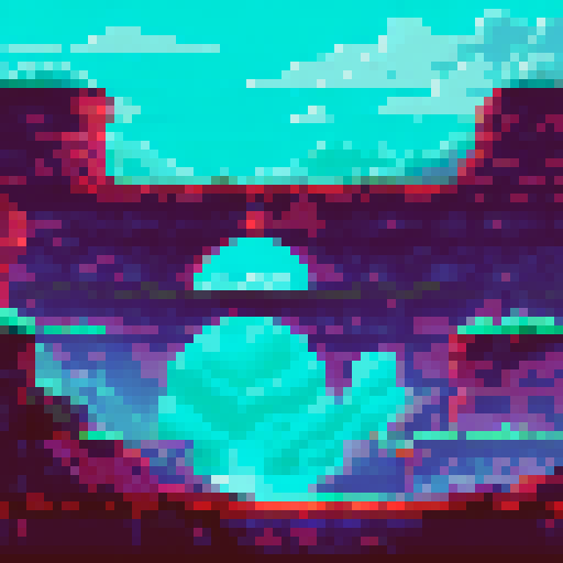 a dark, foreboding underground mine on an alien planet. Ancient machinery intertwines with the rock and glowing crystals. 