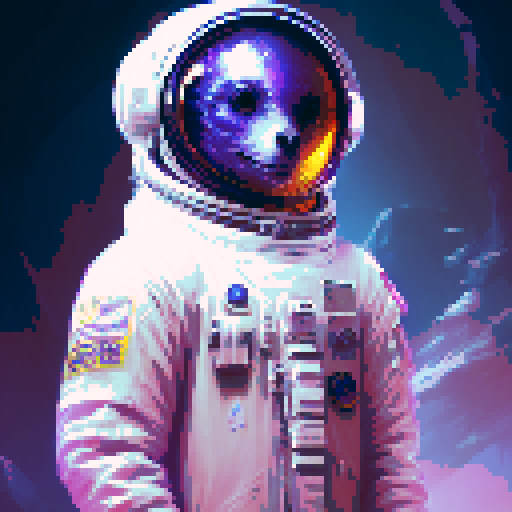 cyberpunk astronaut moon mage china male portrait
blue gray red purple