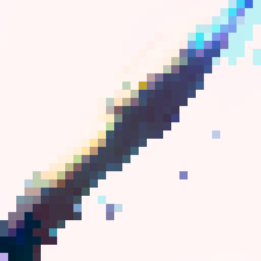 Magic wand, glowing with ethereal light, conjuring mythical spells, in the style of a fantasy RPG