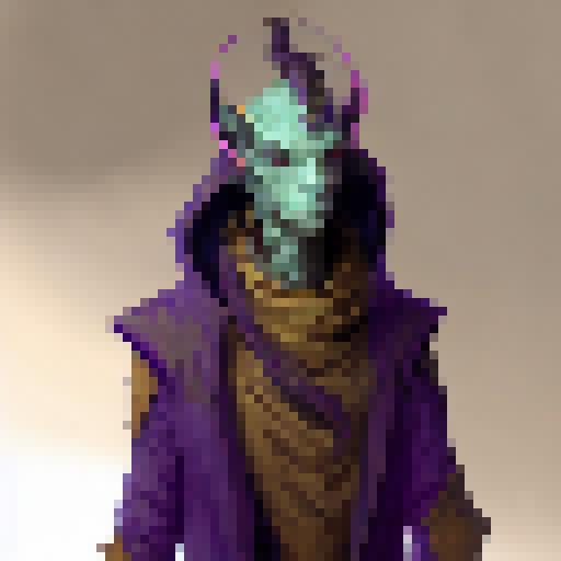 i want a token for a space warlock tiefling dnd.  should be in a circle.  i want it to look bad ass