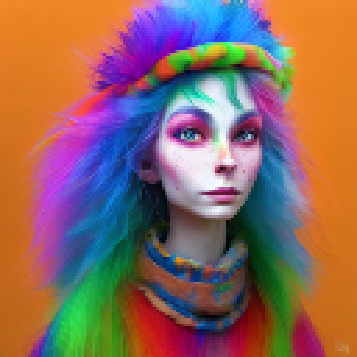 Colorful elves that poses magical powers