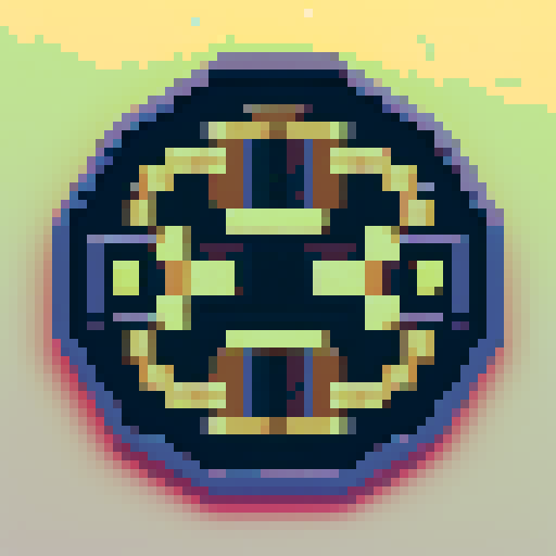 A coin with the infinity simbol