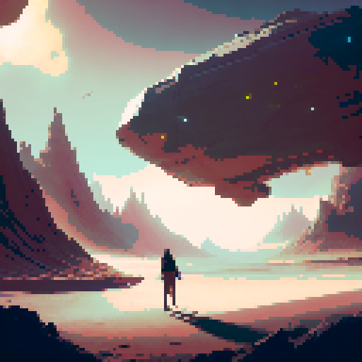 giant sand pit, quicksand, platform, crude giant slingshot, clear and bright weather, sRGB, background, landscape, landscape portrait, fantasy RPG