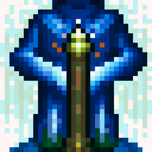 make a pixel art tower 2d and make it tall
