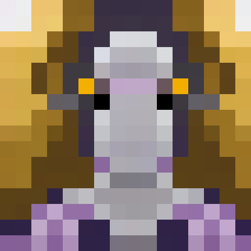 Regal penguin princess, adorned with a golden crown and opulent jewels, poses proudly for her 16x16 pixel portrait in a regal and pixelated art style.