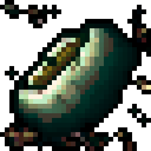 rock, pastel-colored stone, skillfully rendered 32x32 pixel game icon, close-up portrait with vibrant sRGB colors