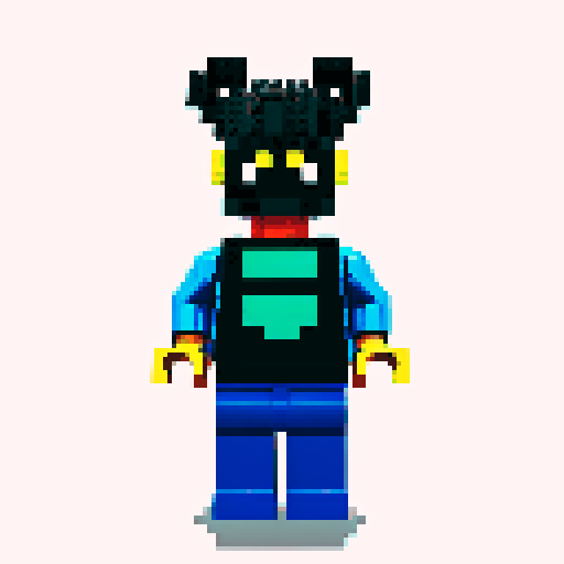superman, lego, pixel art, vibrant colors, blocky shapes, retro feel, dynamic poses, flying through the sky, iconic red and blue costume, high contrast, square pixels, nostalgic design, 8-bit aesthetic, bold lines, limited color palette, sharp edges, detailed facial expression, action-packed scene
