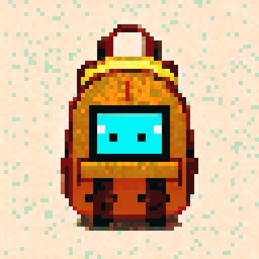 brown backpack