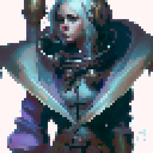 Full body standing sprite of a fantasy style knight