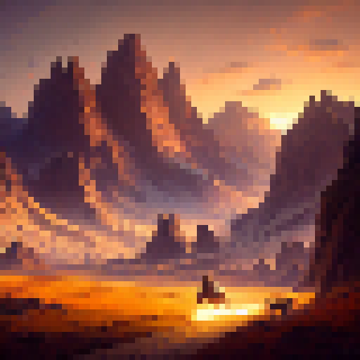 Rohan's vast grasslands stretch to the horizon, dotted with galloping horses and armored riders, as the sun sets behind the mountains, casting a warm, orange glow on the medieval castle in the distance, all depicted in a realistic, oil painting style.