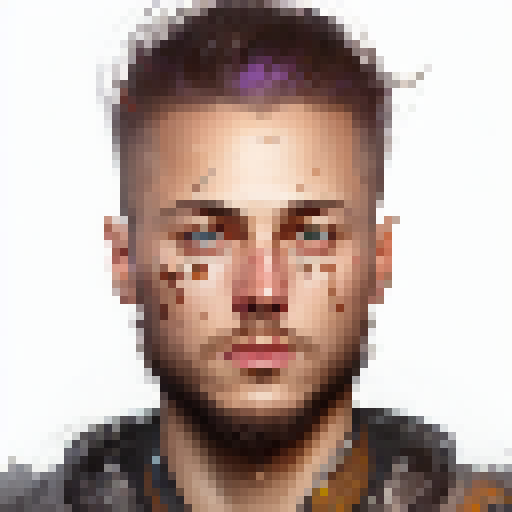 Ragnar Lothbrok, vivid colors