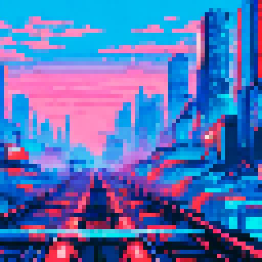 Cyberpunk high speed train