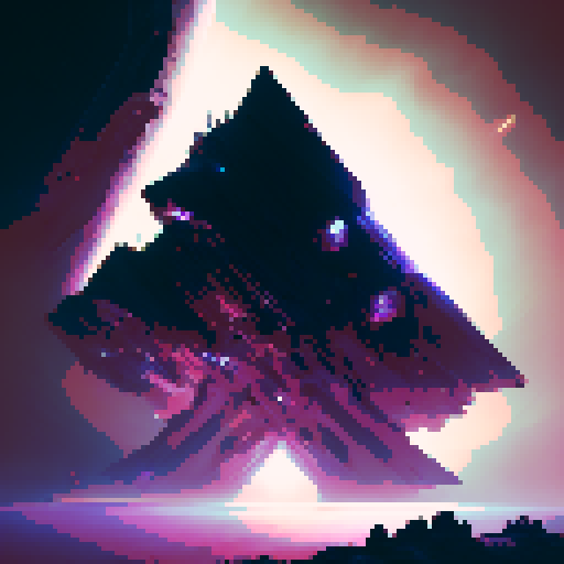 'AI' font, algorithmic art , blue , purple 