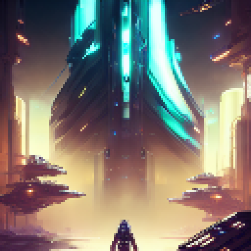 Long-haired Arasaka netrunner with glowing cybernetic implants, calmly hacking into a grey-lit dystopian future, captured in a stunning Fantasy RPG portrait.