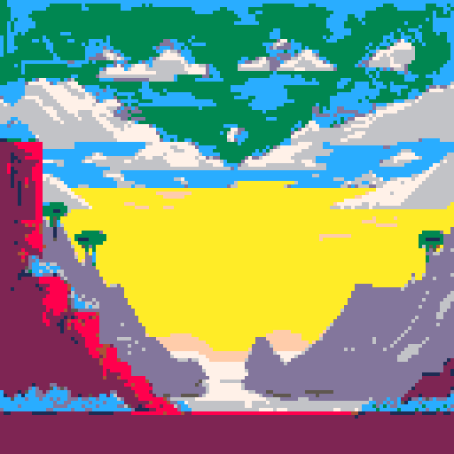 a cold, arctic mountain at night