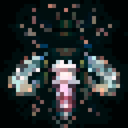 Summoning HoneyBee Spell, vibrant colors, pixelated details, buzzing wings, honey dripping, close-up of a bee, sRGB palette, skill art, 32x32 game icon, portrait style