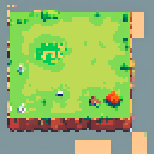 create a simple square 3d island i can use as an asset in my game