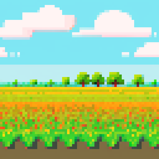 field of wildflowers