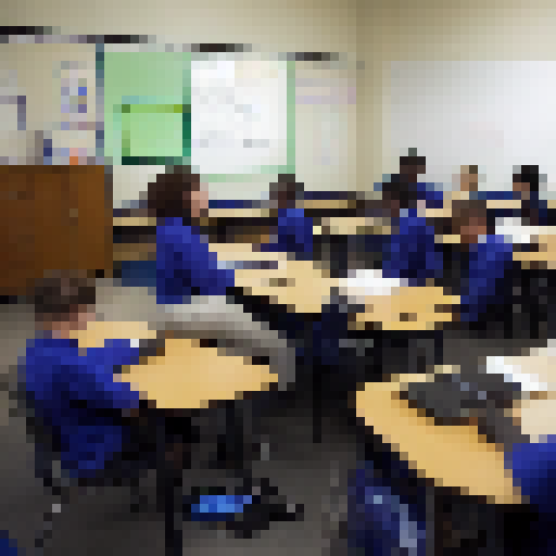 A teacher with a classroom full of bored students