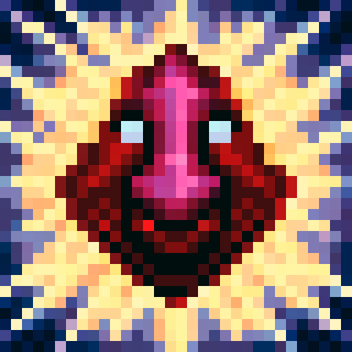 great white shark, game icon, 32x32 pixel art, sRGB, skill art, close up, portrait, fierce expression, razor-sharp teeth, sleek silhouette, menacing eyes, dynamic shading, 