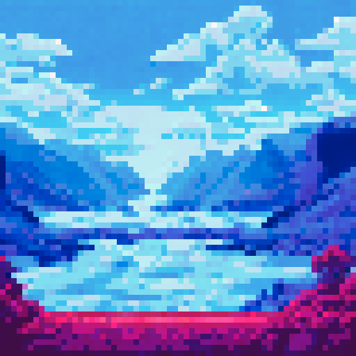 the northern lights over an icy landscape 