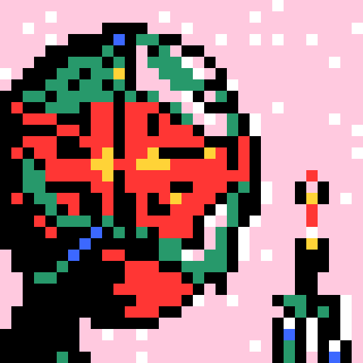 robot looking at spark of light