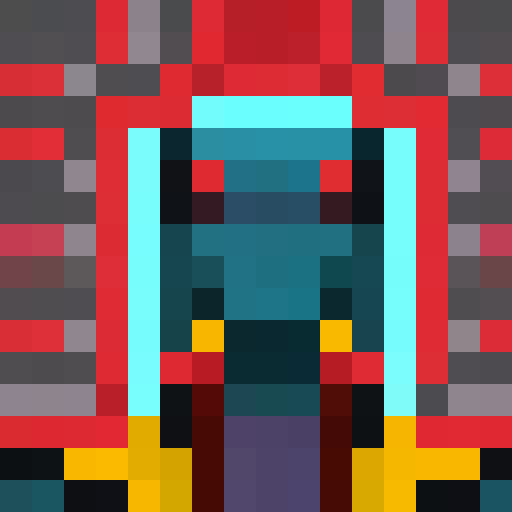 "Bearded Brooklynite, tech-savvy and tatted, with a beanie perched atop his head - a 16x16 pixel portrait with a cool, retro vibe."