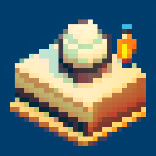 police officer hat, pixel art, game asset, casual game, icon