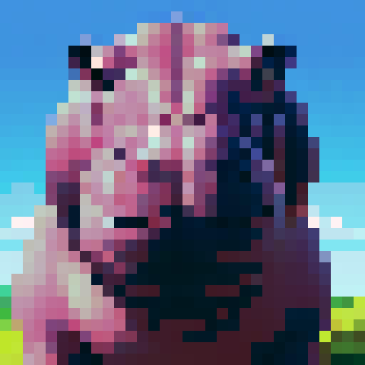 hippo side portrait, nft collection