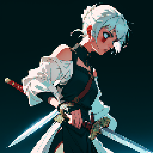 cut down, cut by sword, wound, sword slicing, sword slash, bleeding wound with sword, sword cutting person