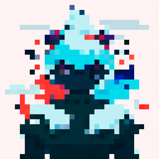 armour, character portrait, close up, anime style, pixel art, shining silver, intricate details, glowing gemstones, fierce expression, dynamic pose, vibrant colors, sharp edges, stylized flames, epic battle scene, dramatic lighting