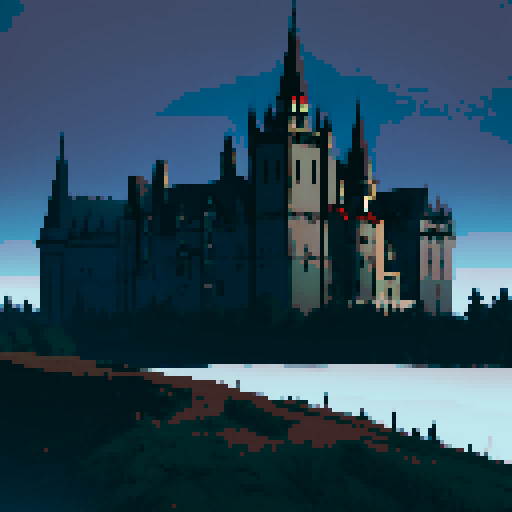 gothic castle backdrop, no characters, gothic castle landscape, castles, gothic, dark, background