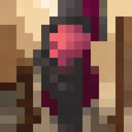Masterpiece, top quality, best quality, anime male with black spiky hair, dashing right with weapon in hand, game icon, 16x16, pixel art, close up, portrait