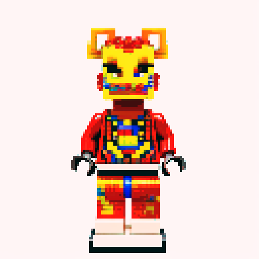 lego pixel, vibrant colors, blocky shapes, small plastic bricks, isometric perspective, retro video game, low resolution, 8-bit graphics, sharp edges, square grid, limited color palette, nostalgic feel, brick-built characters, iconic lego logo, digital recreation, detailed textures, crisp lines, simplified forms, nostalgic gaming vibes