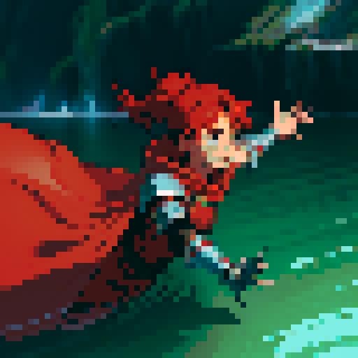 hero sinking into slime, hero drowning in slime, hero has red hair, hero has silver armor, reaching up, panic, sinking deep into the goo