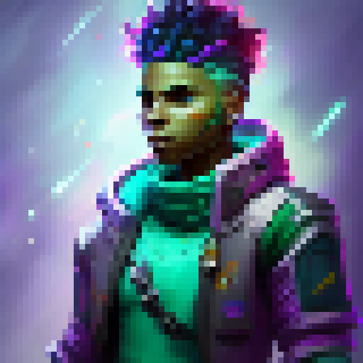 Ekko from league of legends, vivid colors, full body, portrait
