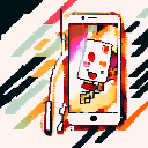 Ice cream cone with a happy face