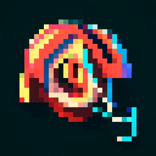 stylized letter A, vibrant and bold colors, sharp edges, 8-bit aesthetic, symmetrical design, diagonal lines, shadow and highlight effects, compact and minimalist, retro video game vibe, dynamic and energetic, high contrast, iconic and instantly recognizable