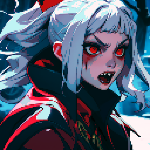 blood splatter, vampire attack, dynamic, vampire claws, vampire fangs, blood