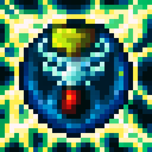 consecutive punches, multiple fists, game icon, 32x32 pixel art, sRGB, skill art, vibrant colors, stylized energy