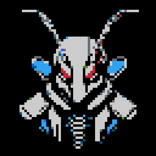 praying mantis helmet, retro 8-bit, intricate detailing, sharp angles, pixel art