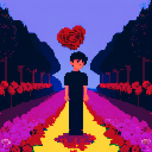 On a summer night, a boy brought three billion roses and love to a girl.